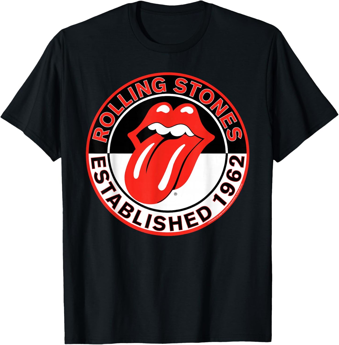 Rolling Stones Official Est 1962 T-Shirt - T-Shirt | Black