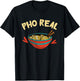 Pho Real Asian Food Pho Noodle Soup Lover Funny Food Pun T-Shirt - T-Shirt | Black