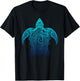 Turtle Tribal Diving Sea Turtle Scuba Diver T-Shirt - T-Shirt | Black