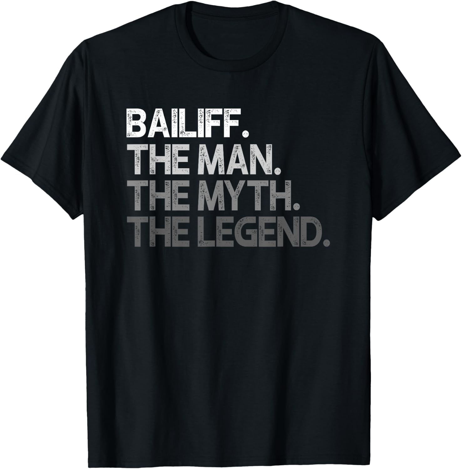 Bailiff Gift T-Shirt - T-Shirt | Black