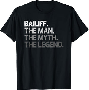 Bailiff Gift T-Shirt - T-Shirt | Black