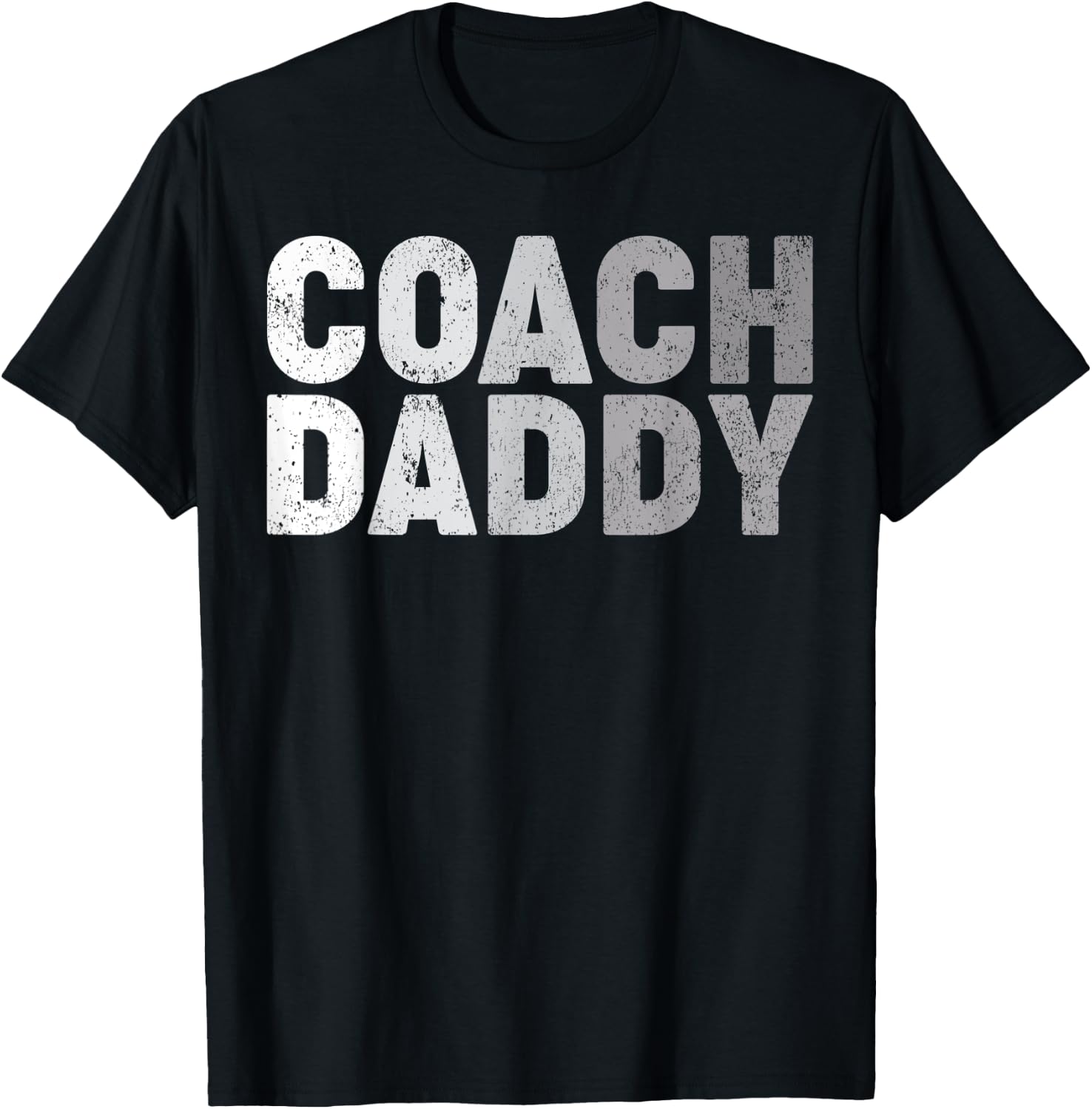 Coach Daddy Soccer Football Basketball Coach Father's Day T-Shirt - T-Shirt | Black