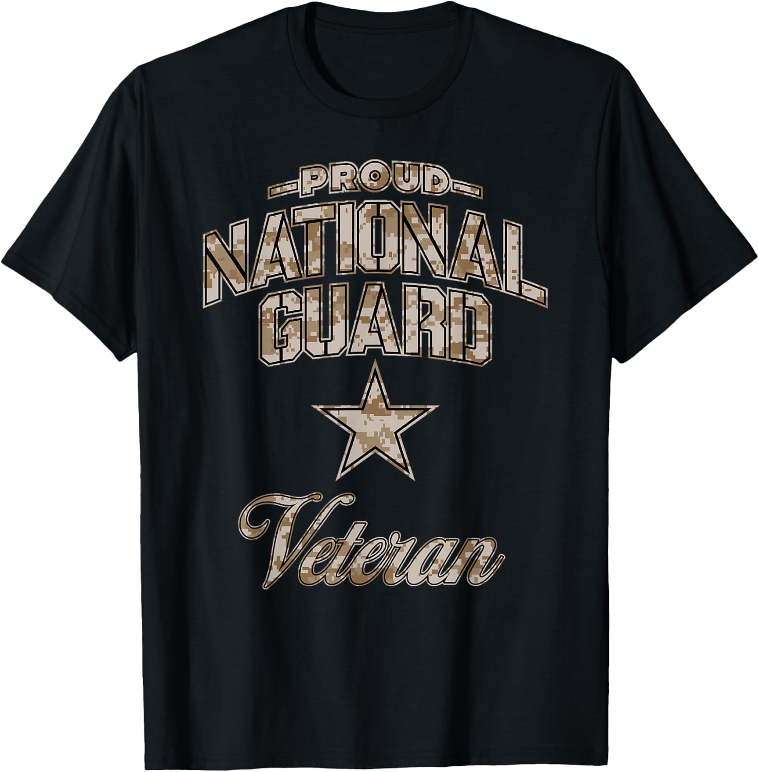 National Guard Veteran T-Shirt - T-Shirt | Black