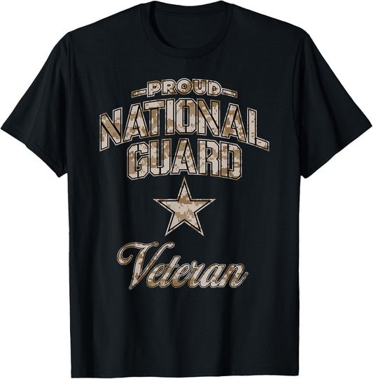 National Guard Veteran T-Shirt - T-Shirt | Black