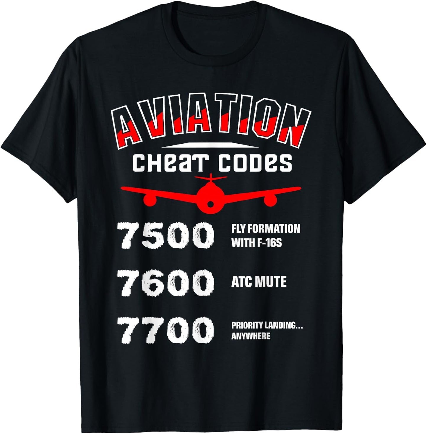 Aviation Cheat Codes gift, Aviation gift, Pilogift T-Shirt - T-Shirt | Black
