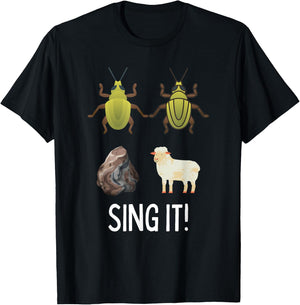 Funny Classic Rock Song Lyrics Joke Rock Music T-Shirt - T-Shirt | Black