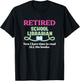 Funny Retired School Librarian Design T-Shirt - T-Shirt | Black