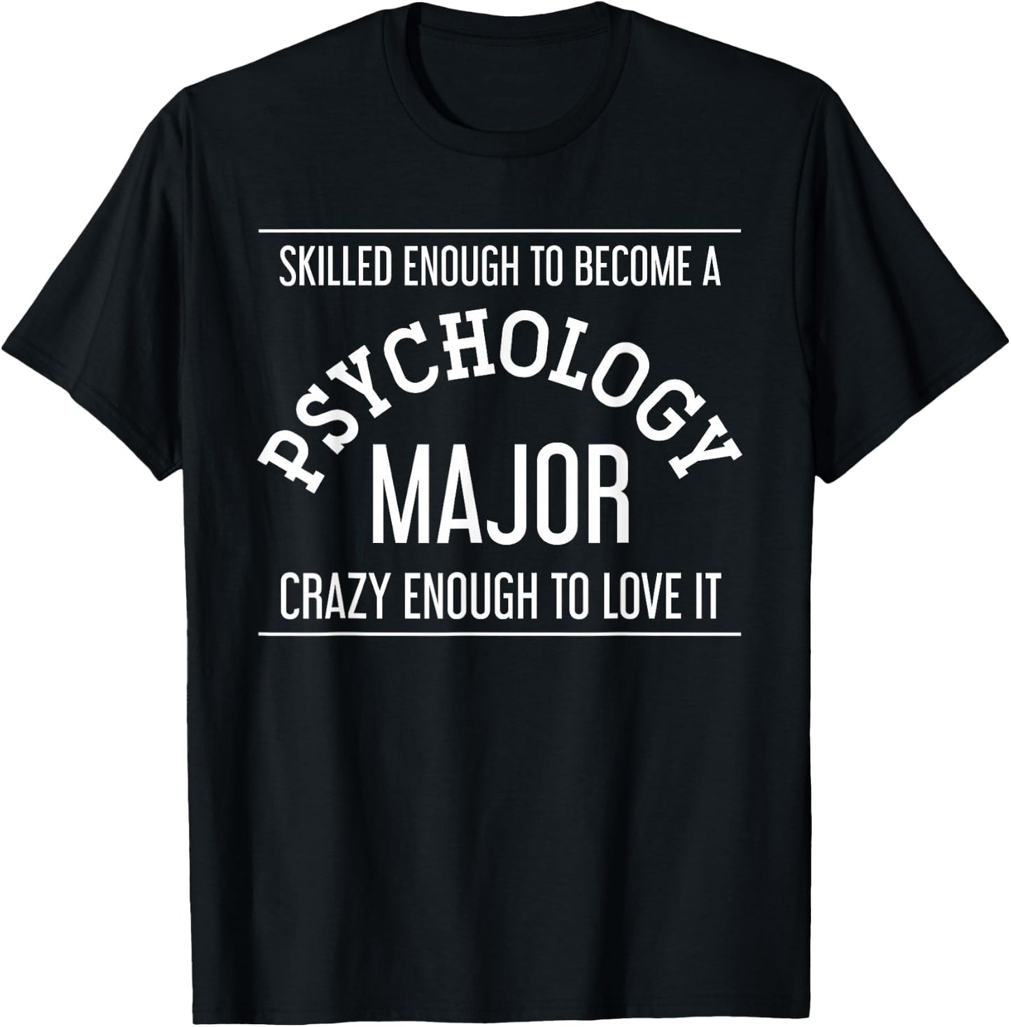 Psychology Student Neuroscience Funny Psychologist T-Shirt - T-Shirt | Black