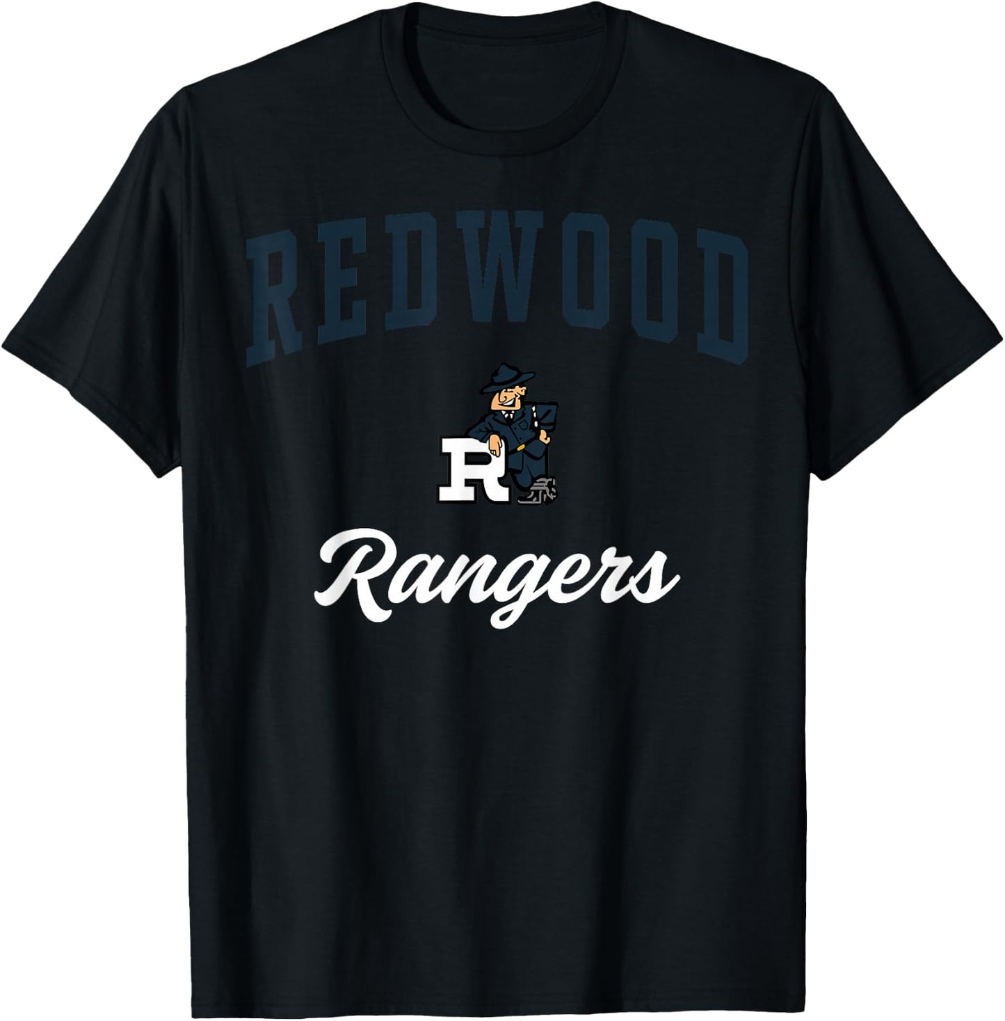Redwood High School Rangers C3 T-Shirt - T-Shirt | Black
