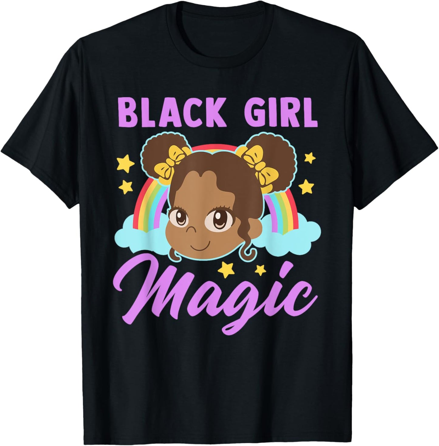 Black Girl Magic African American Melanin Kids Toddler Gifts Small T-Shirt - T-Shirt | Black