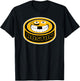 Hockey Boston Mass. Funny Kid Adult Puck Smile Face Gift T-Shirt - T-Shirt | Black