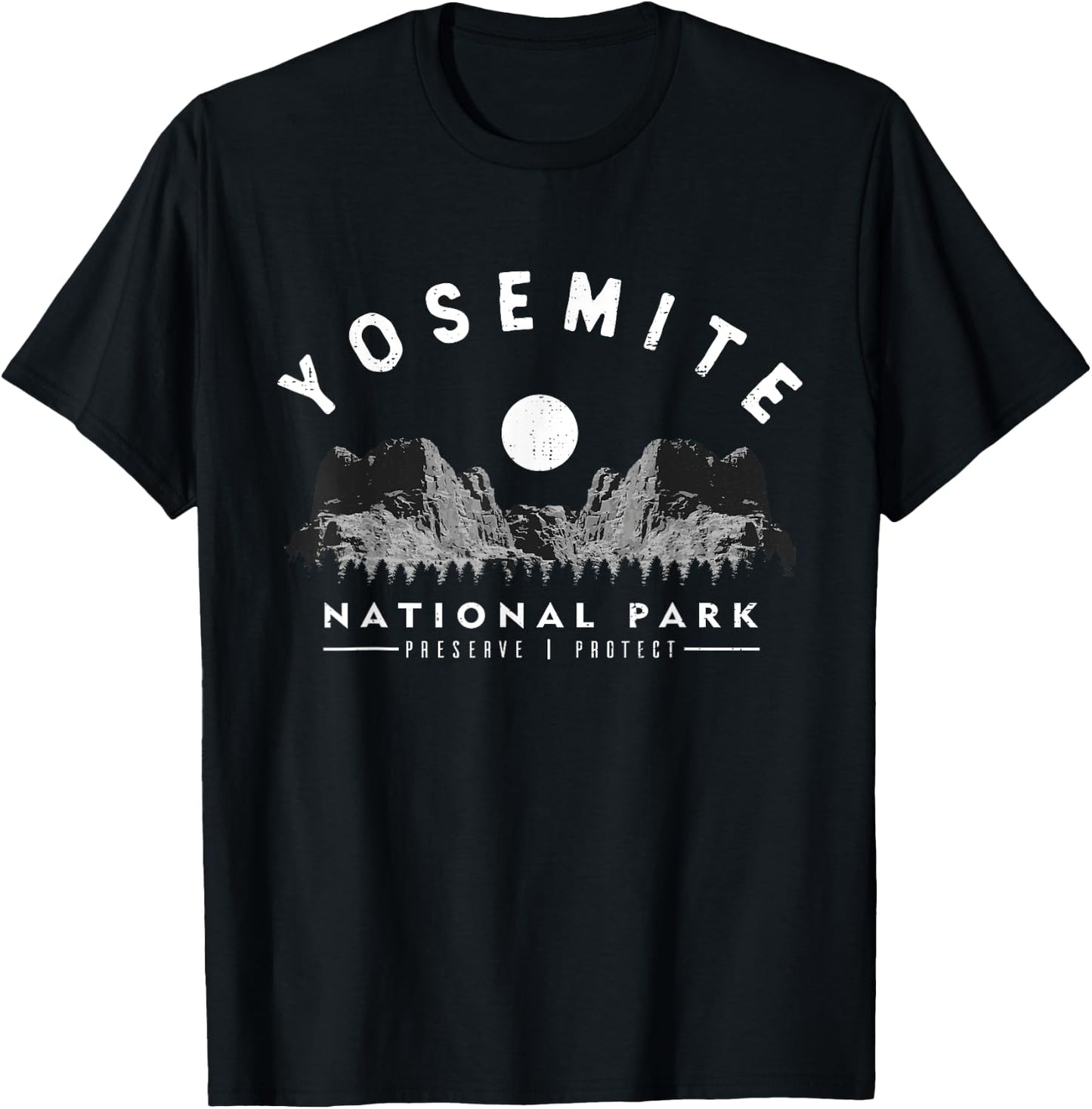 Yosemite National Park Hiking Enthusiasts T-Shirt - T-Shirt | Black