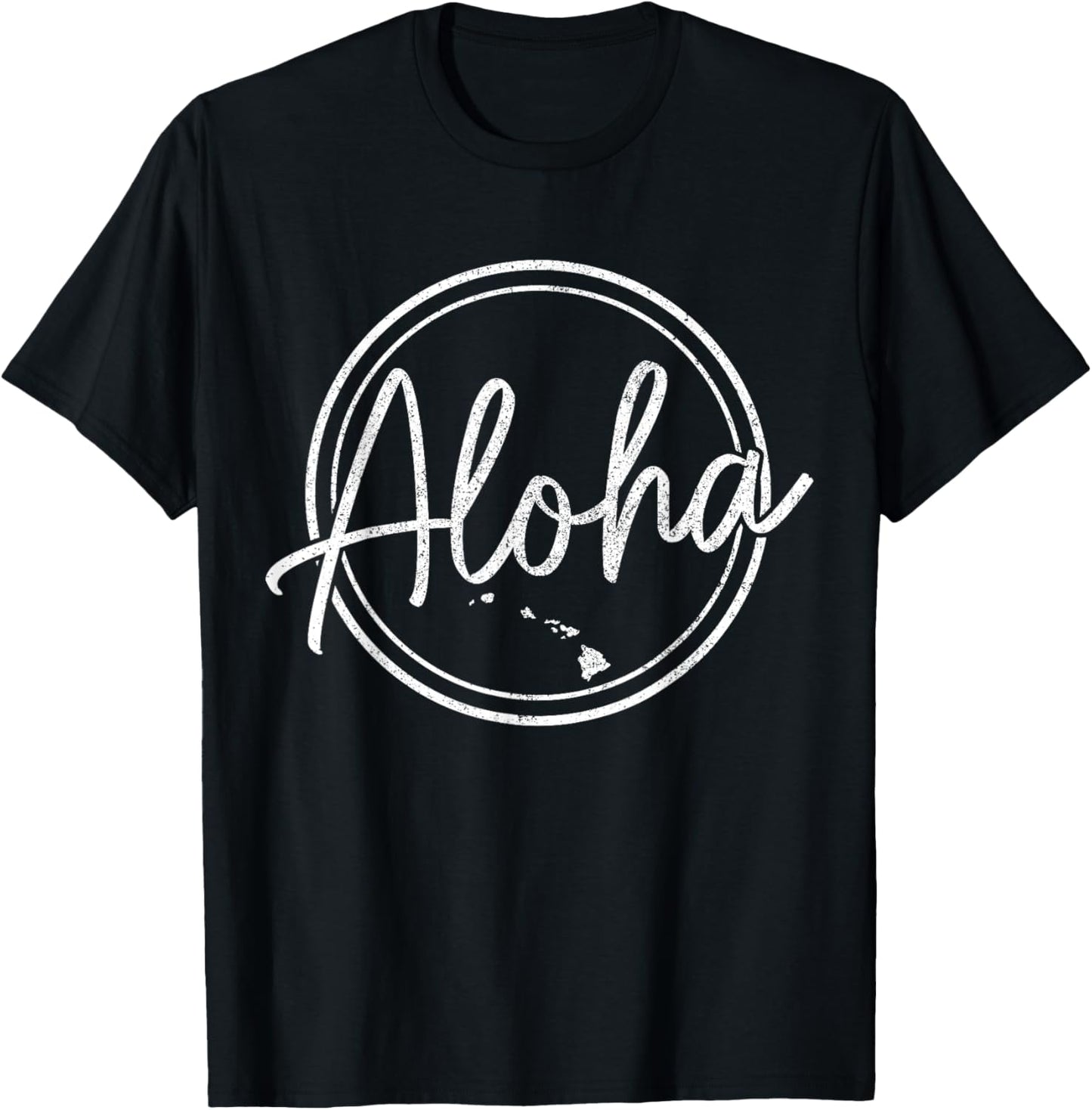 Hawaii Aloha Hawaiian Islands Surfer Souvenir T-Shirt - T-Shirt | Black