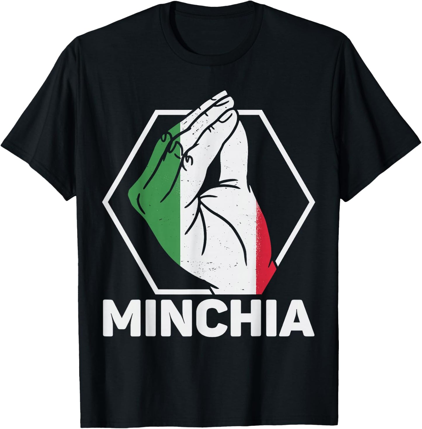 Italy Minichia Funny Quotes Sayings Italian T-Shirt - T-Shirt | Black