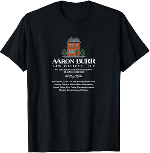 Aaron Burr Vice President United States History T-Shirt - T-Shirt | Black