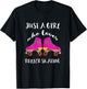 Just A Girl Who Loves Roller Skating Roller Skates Skaters T-Shirt - T-Shirt | Black