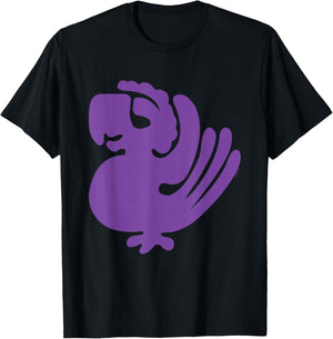 Legends of the Hidden Temple Purple Parrots Alt Logo T-Shirt - T-Shirt | Black