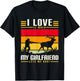 I Love It When My Girlfriend Lets Me Go Hunting Season T-Shirt - T-Shirt | Black