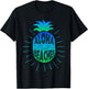 Aloha Beaches | Hawaii Beach Summer Vacation Men Women Gifts T-Shirt - T-Shirt | Black