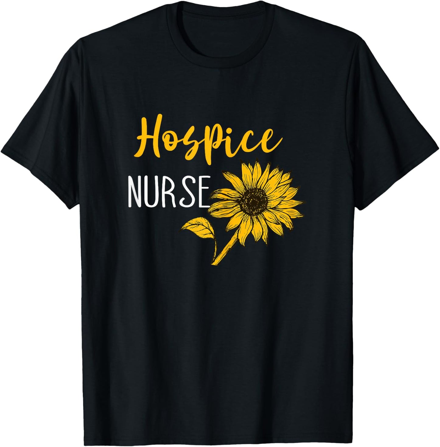 Medical Nurse Life Hospice Nurse Terminal Care Hospice Work T-Shirt - T-Shirt | Black