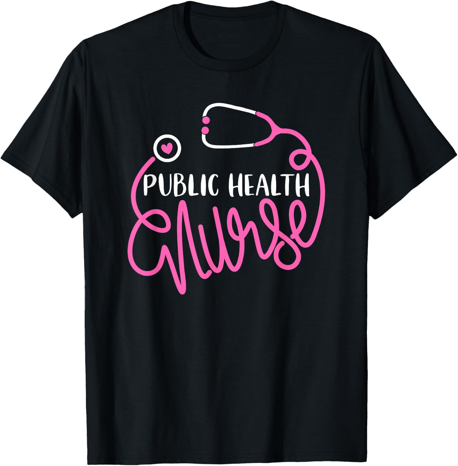 Public Health Nurse - RN Public Health Nursing Department T-Shirt - T-Shirt | Black
