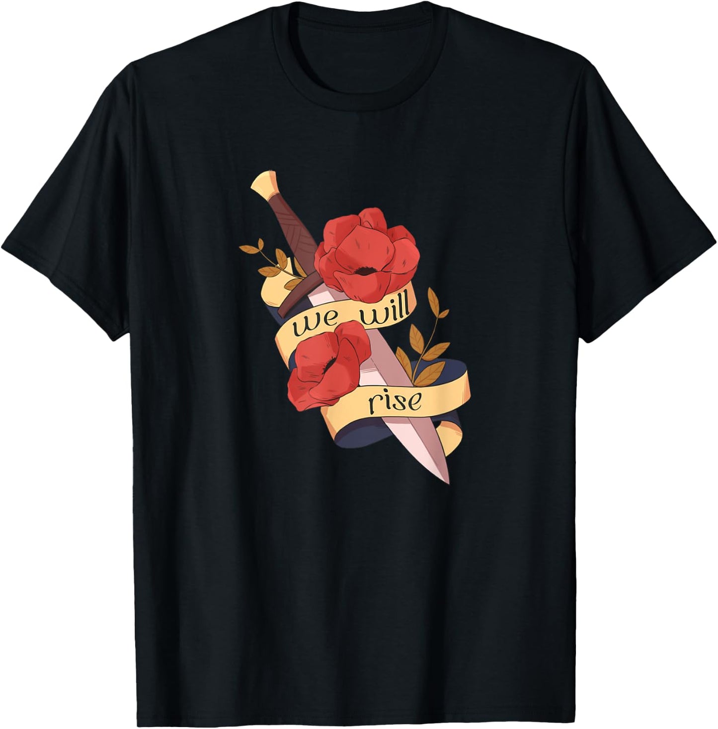 We Will Rise | From Blood and Ash Kingdom Of Flesh and Fire T-Shirt - T-Shirt | Black