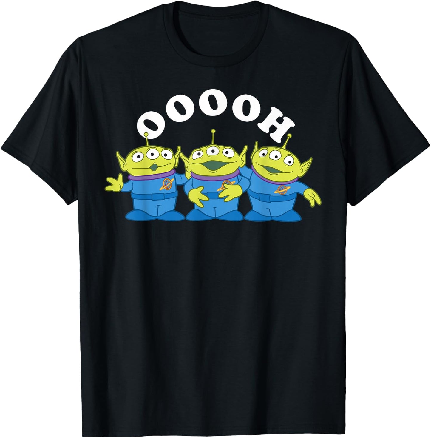 Disney Pixar Toy Story OOOHHH Alien Trio Portrait T-Shirt - T-Shirt | Black
