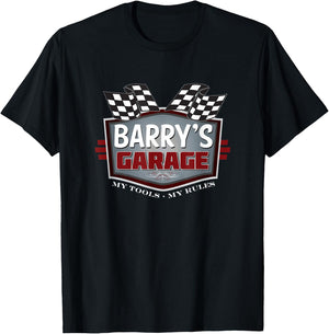 Barry's Garage - Funny Car Guy - My Tools My Rules T-Shirt - T-Shirt | Black