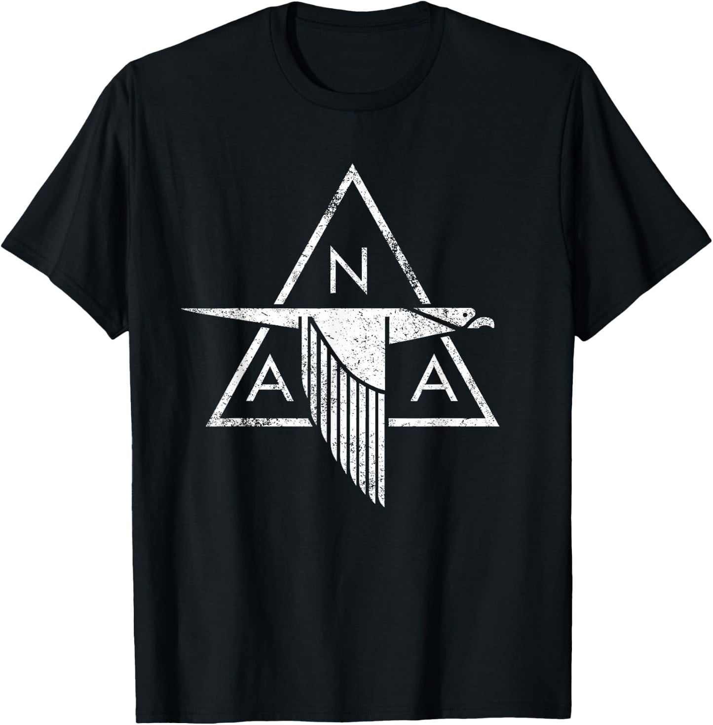 North American Aviation | Vintage NAA Logo T-Shirt - T-Shirt | Black