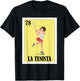Funny Tennis Mexican Design - La Tenista T-Shirt - T-Shirt | Black
