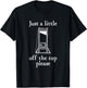 Funny Hairdressing Just A Little Off The Top Guillotine T-Shirt - T-Shirt | Black