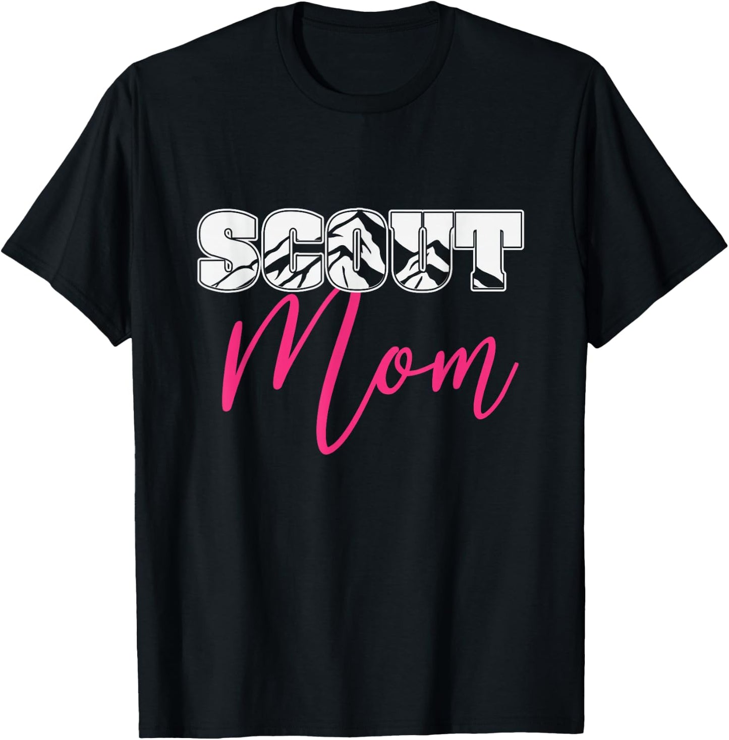 Scout Mom Mother's Day Scouting Supporter T-Shirt - T-Shirt | Black