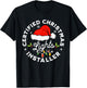 Certified Christmas Lights Installer Funny Couples Matching T-Shirt - T-Shirt | Black