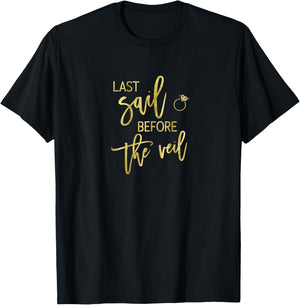Last Sail Before The Veil Shirt Ring Graphics Italic Light T-Shirt - T-Shirt | Black
