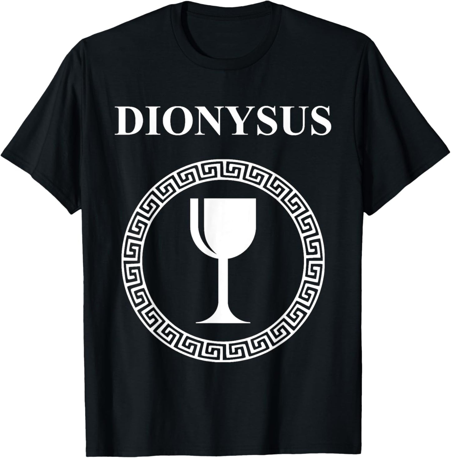 Dionysus Greek God of Festivals, Wine and Parties T-Shirt - T-Shirt | Black