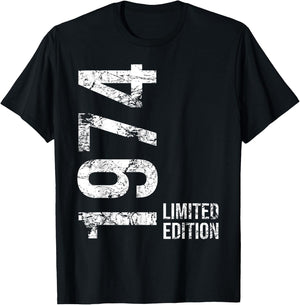 51st Birthday 51 Years Old Man Woman Vintage 1974 T-Shirt - T-Shirt | Black