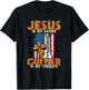 Jesus Is My Savior Guitar Is My Therapy Guitarist T-Shirt - T-Shirt | Black