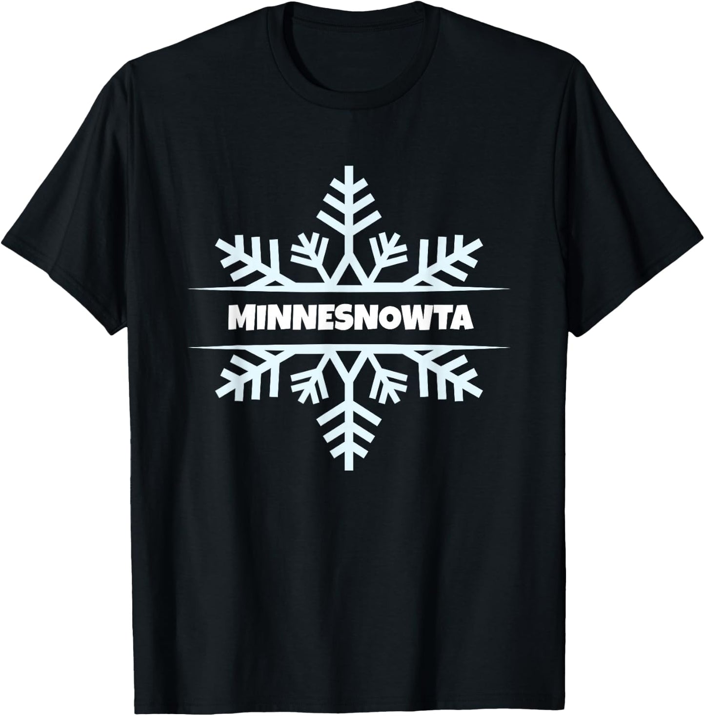 MinneSNOWta - Minnesota Winter T-Shirt - T-Shirt | Black