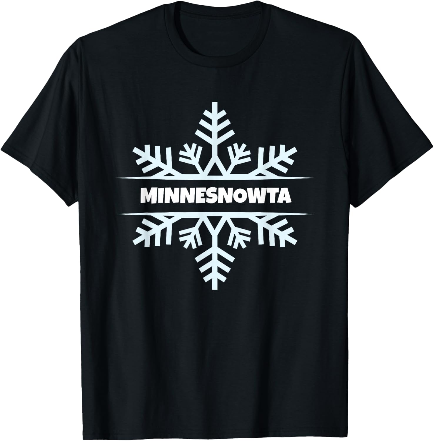 MinneSNOWta - Minnesota Winter T-Shirt - T-Shirt | Black