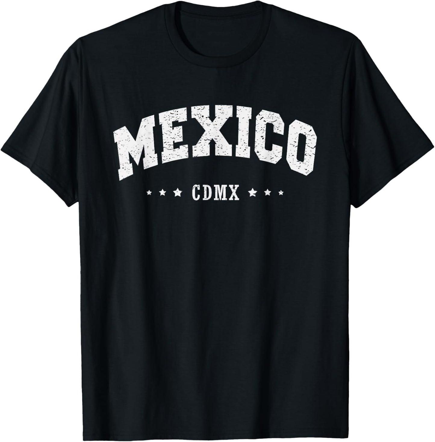 Mexico CDMX Retro Vintage City Gift Men Women Kids T-Shirt - T-Shirt | Black