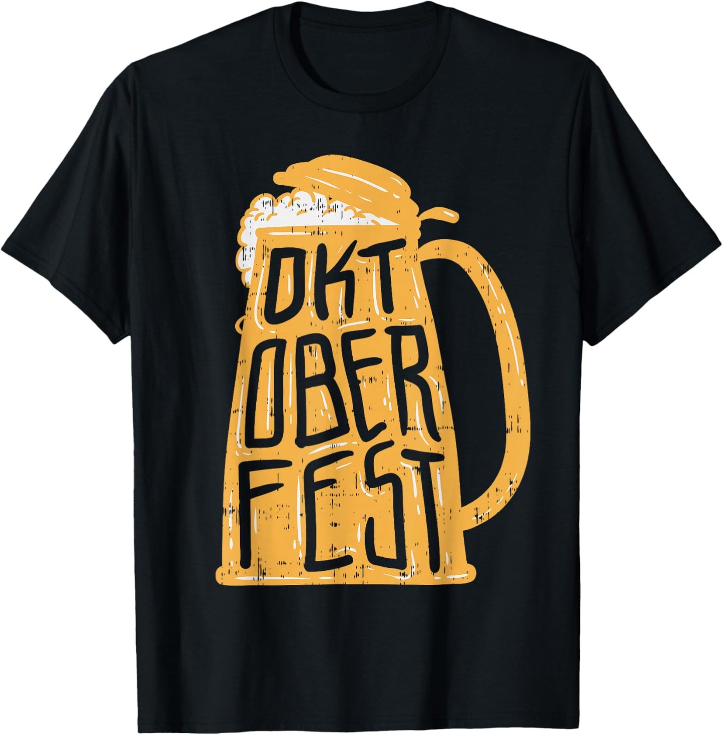 Funny Oktoberfest Beer Mug Shirt German Drinking Team T-Shirt - T-Shirt | Black