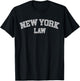 New York Lawyer, Attorney Bar Graduate School Law Gift T-Shirt - T-Shirt | Black