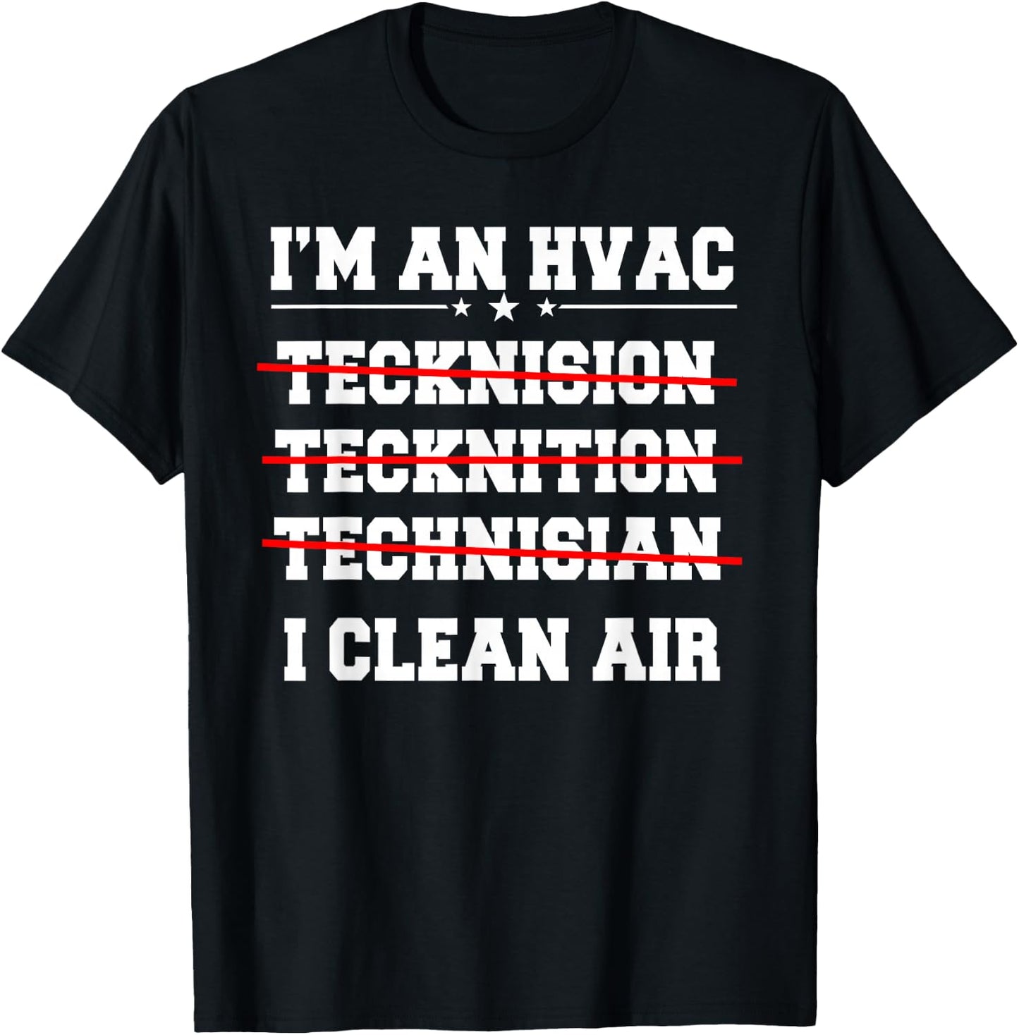 HVAC Technician Service HVACR Tech Work Mechanic Installer T-Shirt - T-Shirt | Black