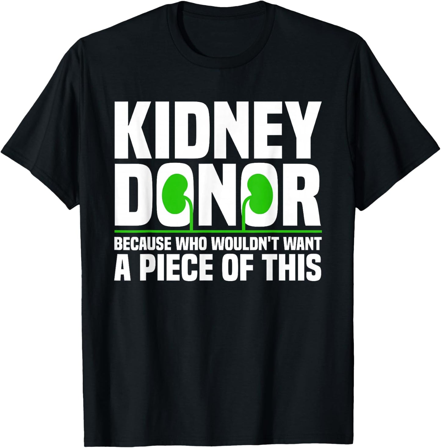 Cool Kidney Donor Art Women Organ Donation Awareness Small T-Shirt - T-Shirt | Black