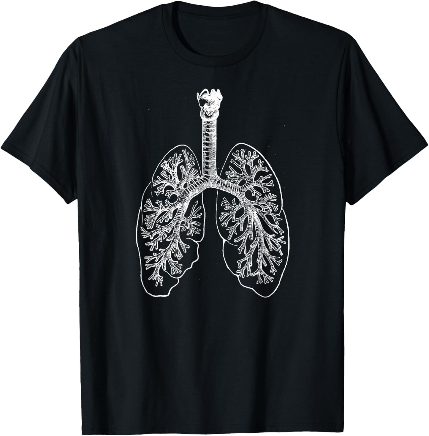 Anatomische rzte und Krankenschwestern Anatomy of the Human Lung Pulmonologist, Respiratory Lung T-Shirt - T-Shirt | Black