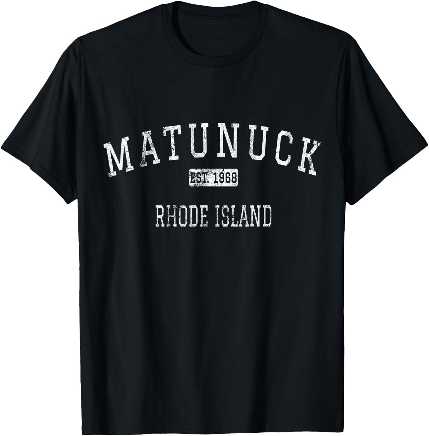 Matunuck Rhode Island RI Vintage T-Shirt - T-Shirt | Black