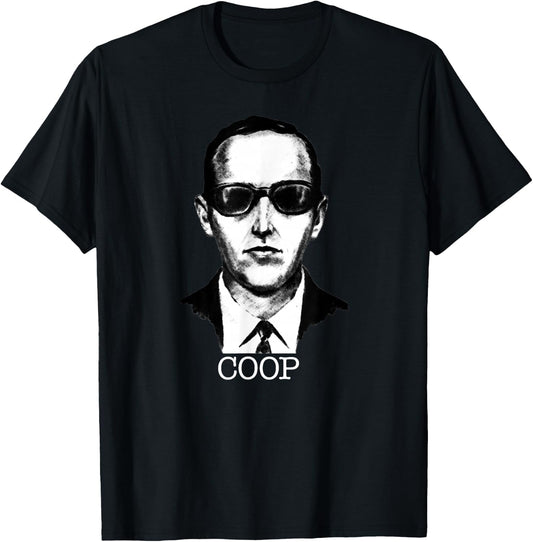 D. B. Cooper, Cool Design, The Coop, Artists Impression T-Shirt - T-Shirt | Black