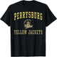 Perrysburg High School Yellow Jackets C1 T-Shirt - T-Shirt | Black