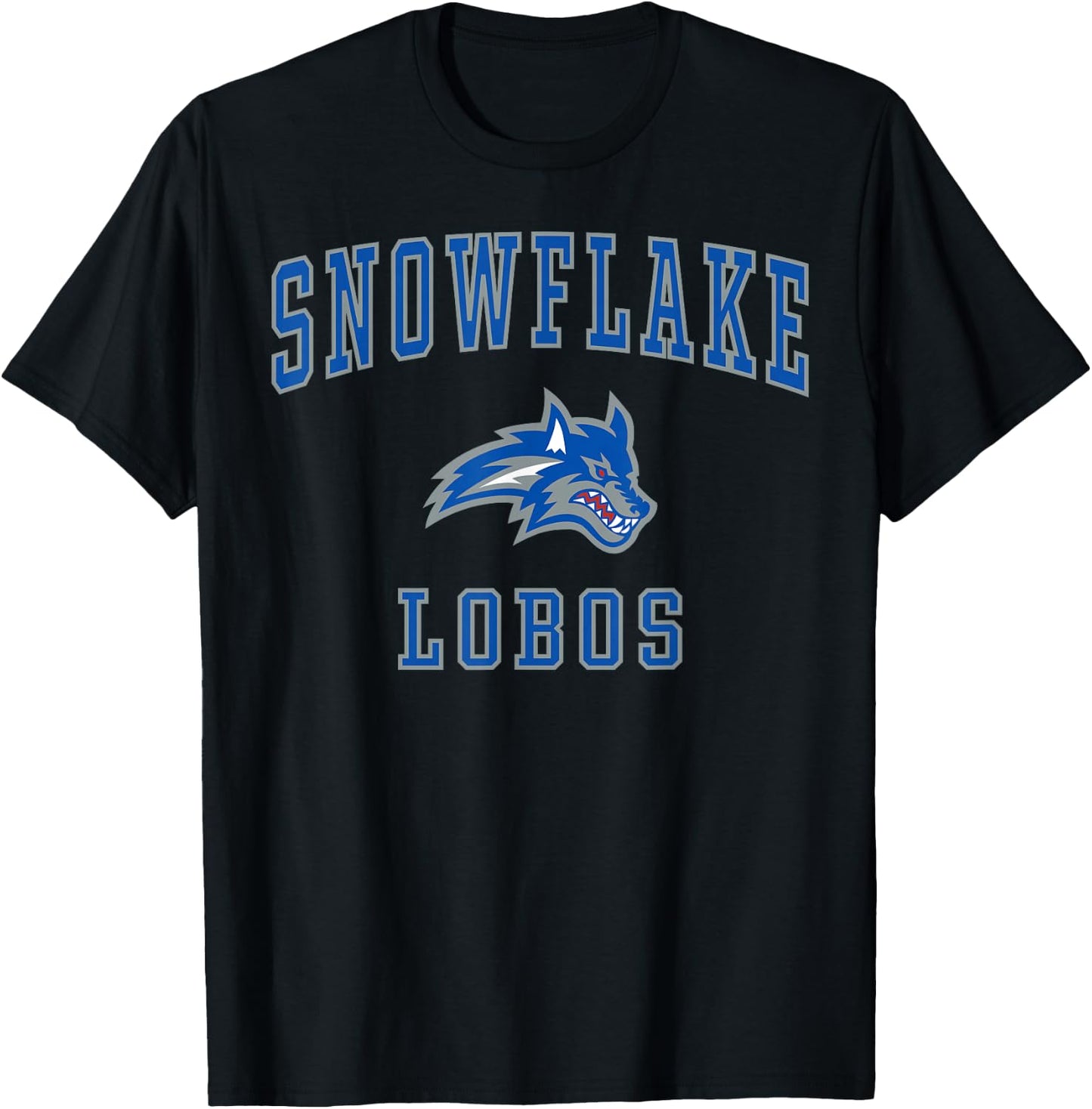Snowflake High School Lobos C1 T-Shirt - T-Shirt | Black