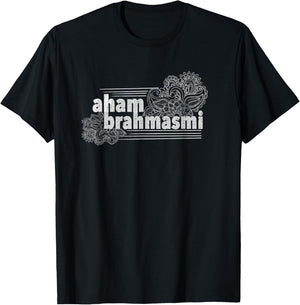 Aham Brahmasmi I Am a Spark of This Universe T-Shirt - T-Shirt | Black